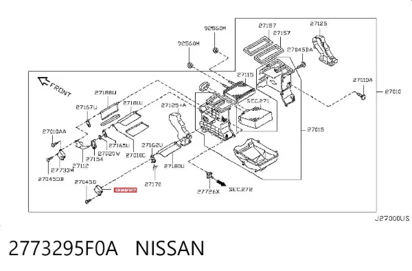  2773295F0A Nissan/Infiniti