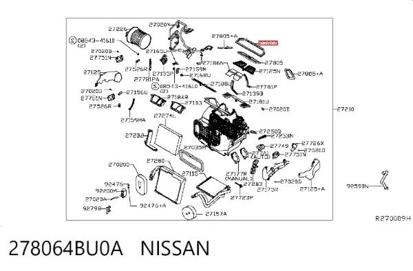  278064BU0A Nissan/Infiniti