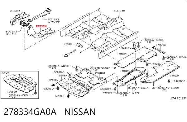  278334GA0A Nissan/Infiniti