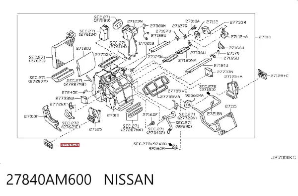  27840AM600 Nissan/Infiniti