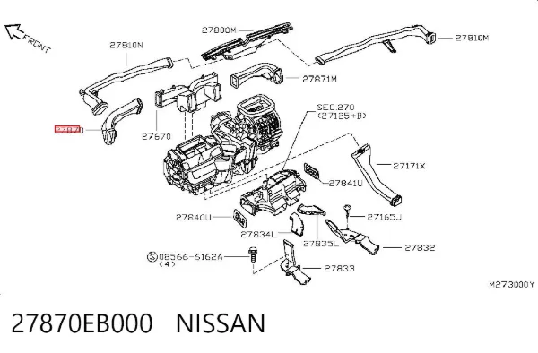  27870EB000 Nissan/Infiniti