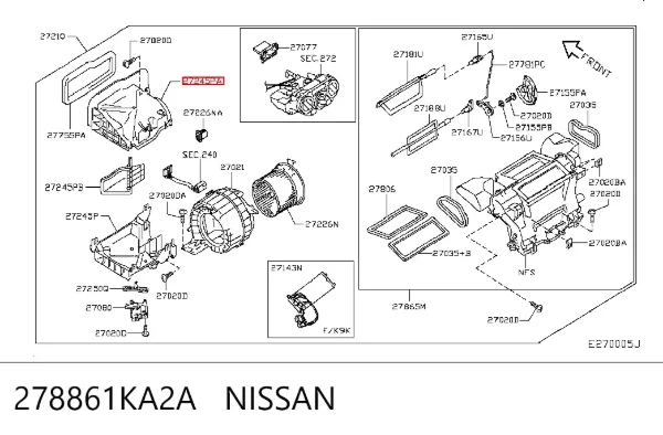  278861KA2A Nissan/Infiniti
