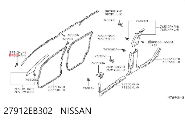 27912EB302 Nissan/Infiniti