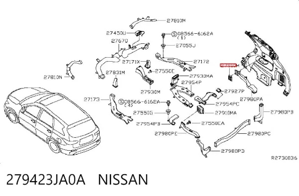  279423JA0A Nissan/Infiniti