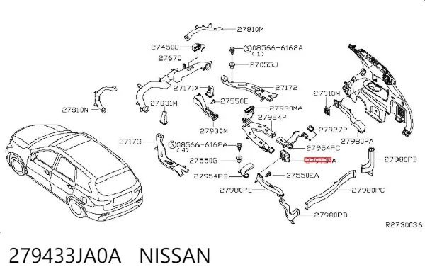  279433JA0A Nissan/Infiniti