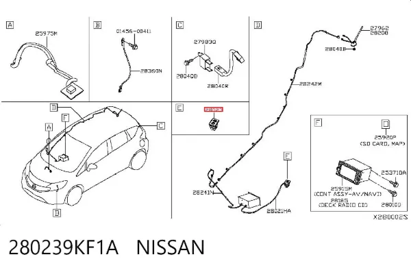  280239KF1A Nissan/Infiniti