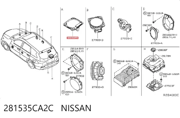  281535CA2C Nissan/Infiniti