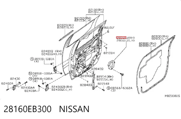  28160EB300 Nissan/Infiniti