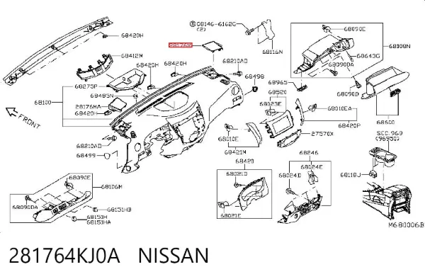  281764KJ0A Nissan/Infiniti