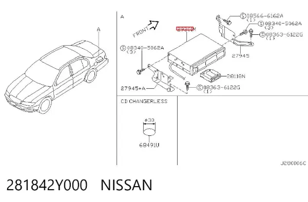  281842Y000 Nissan/Infiniti