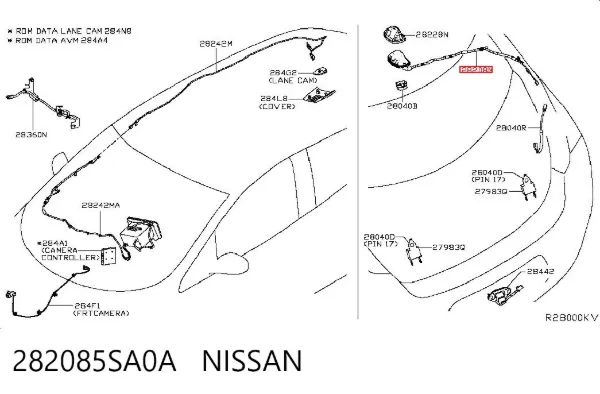  282085SA0A Nissan/Infiniti