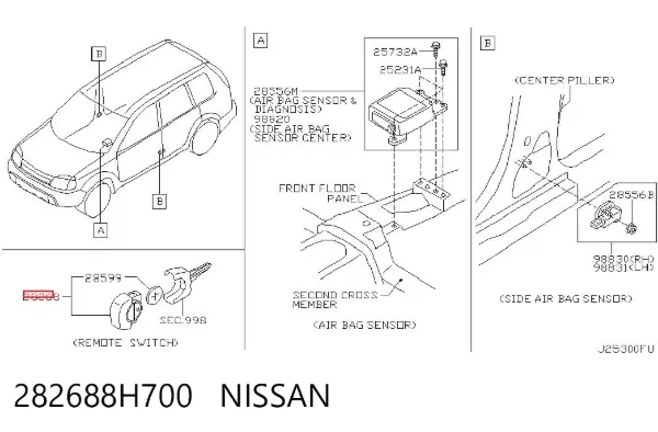  282688H700 Nissan/Infiniti