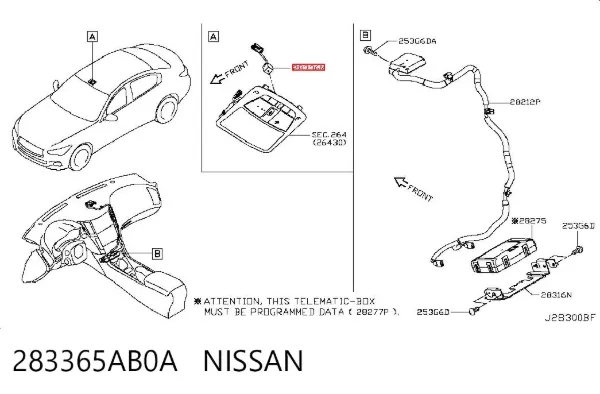  283365AB0A Nissan/Infiniti