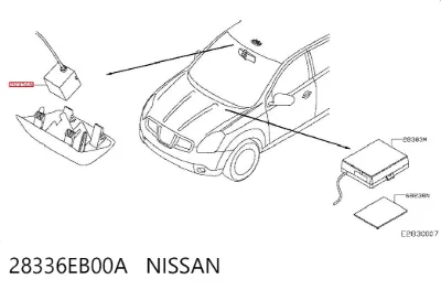 Микрофон NISSAN 28336EB00A