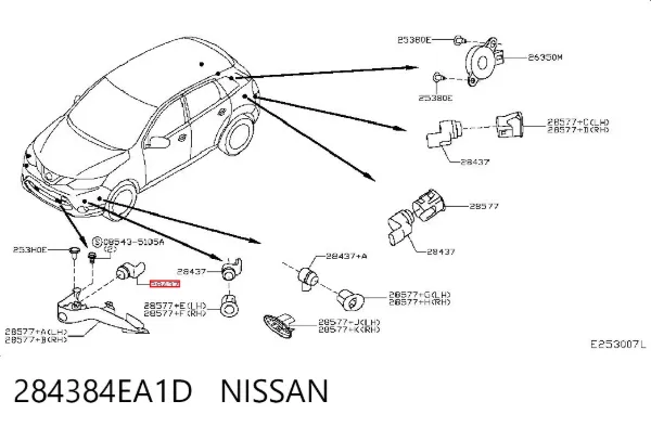  284384EA1D Nissan/Infiniti