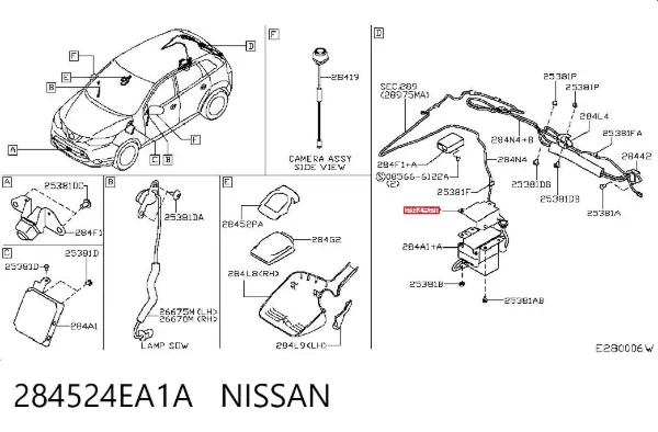  284524EA1A Nissan/Infiniti