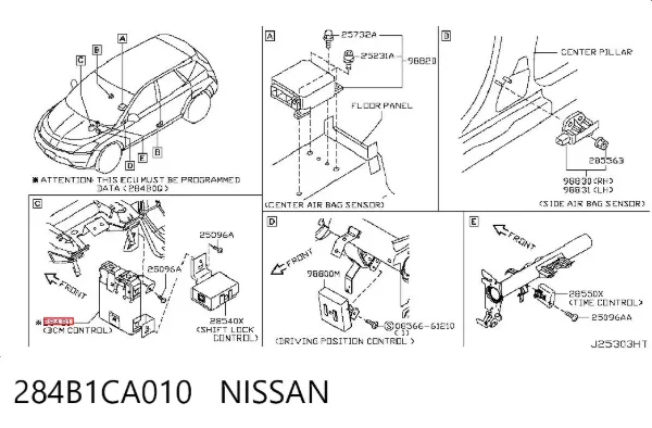  284B1CA010 Nissan/Infiniti