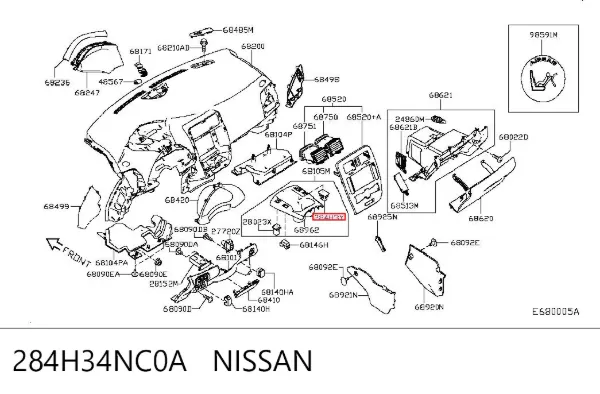  284H34NC0A Nissan/Infiniti