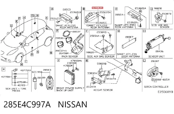  285E4C997A Nissan/Infiniti