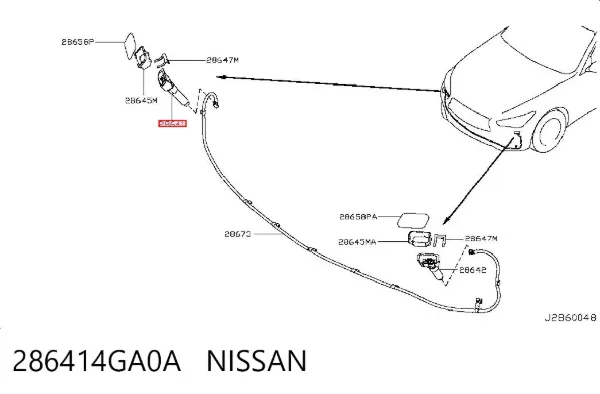  286414GA0A Nissan/Infiniti