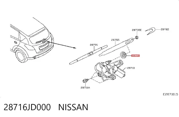  28716JD000 Nissan/Infiniti