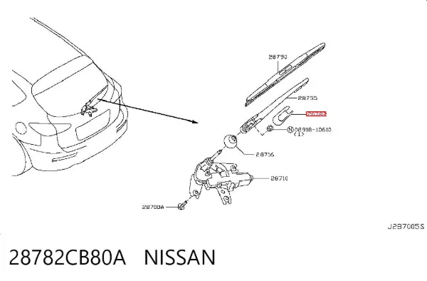  28782CB80A Nissan/Infiniti