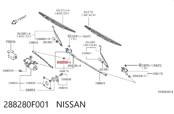  288280F001 Nissan/Infiniti