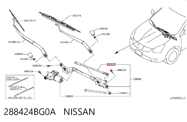  288424BG0A Nissan/Infiniti