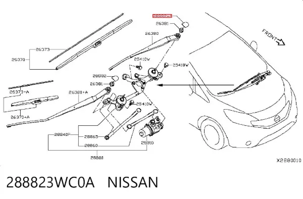  288823WC0A Nissan/Infiniti