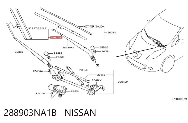  288903NA1B Nissan/Infiniti