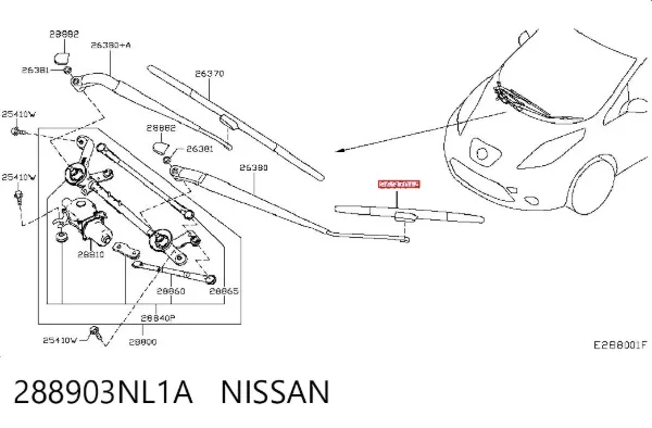  288903NL1A Nissan/Infiniti