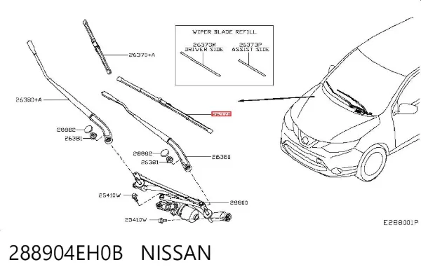  288904EH0B Nissan/Infiniti