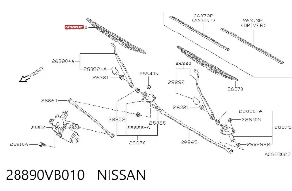 28890VB010 Nissan/Infiniti