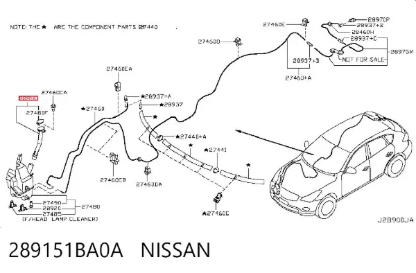  289151BA0A Nissan/Infiniti