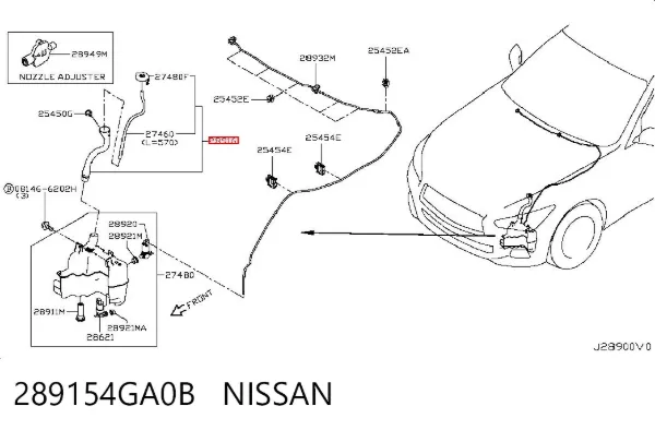 289154GA0B Nissan/Infiniti