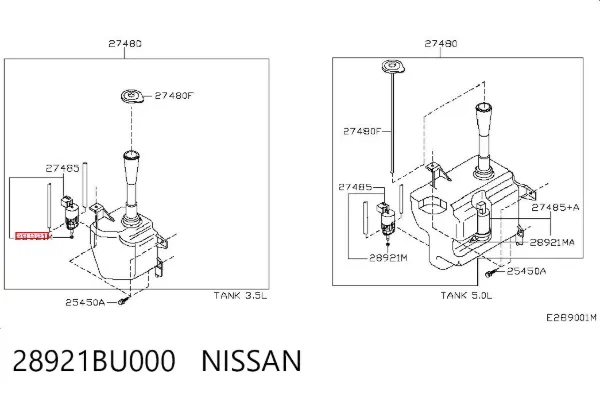  28921BU000 Nissan/Infiniti
