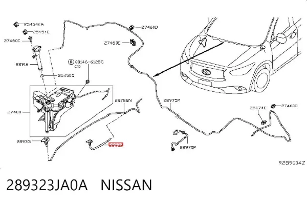  289323JA0A Nissan/Infiniti