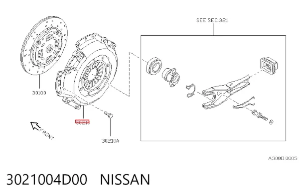 Корзина сцепления 3021004D00 Nissan/Infiniti