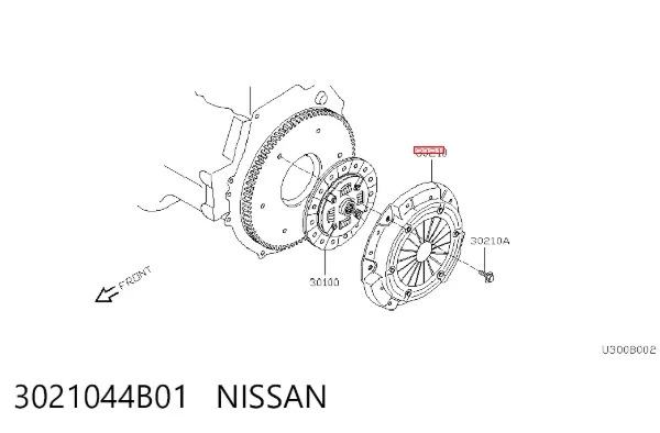 Корзина сцепления 3021044B01 Nissan/Infiniti