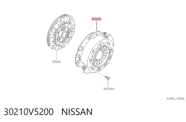 Корзина сцепления 30210V5200 Nissan/Infiniti
