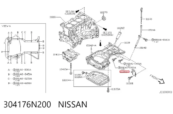  304176N200 Nissan/Infiniti