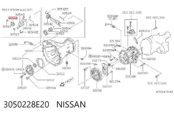 Выжимной подшипник 3050228E20 Nissan/Infiniti