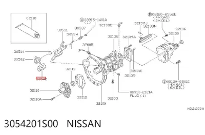Пыльник вилки сцепления NISSAN 3054201S00