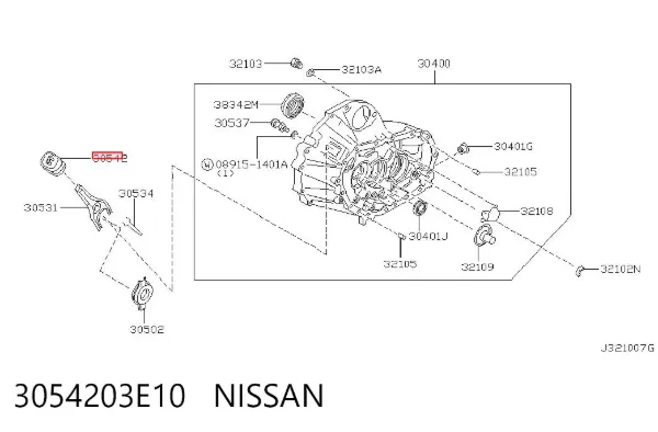 Пыльник вилки сцепления 3054203E10 Nissan/Infiniti
