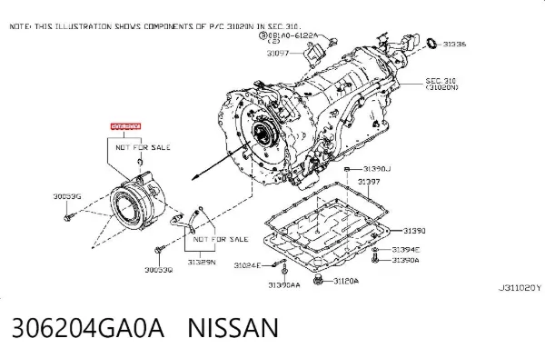  306204GA0A Nissan/Infiniti
