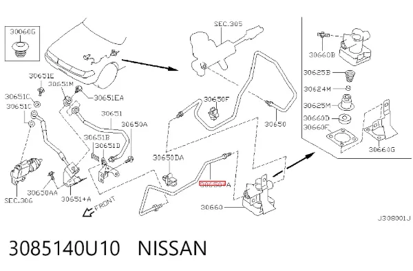  3085140U10 Nissan/Infiniti