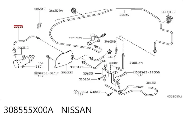  308555X00A Nissan/Infiniti