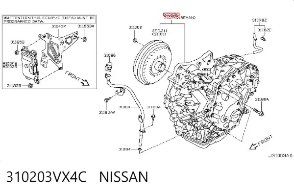 АКПП 310203VX4C Nissan/Infiniti