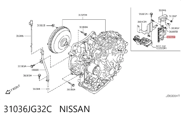 31036JG32C Nissan/Infiniti