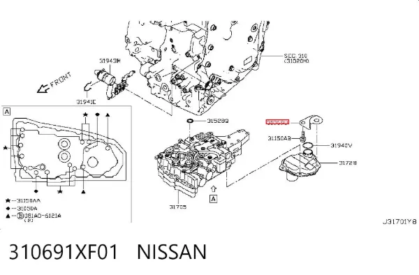  310691XF01 Nissan/Infiniti